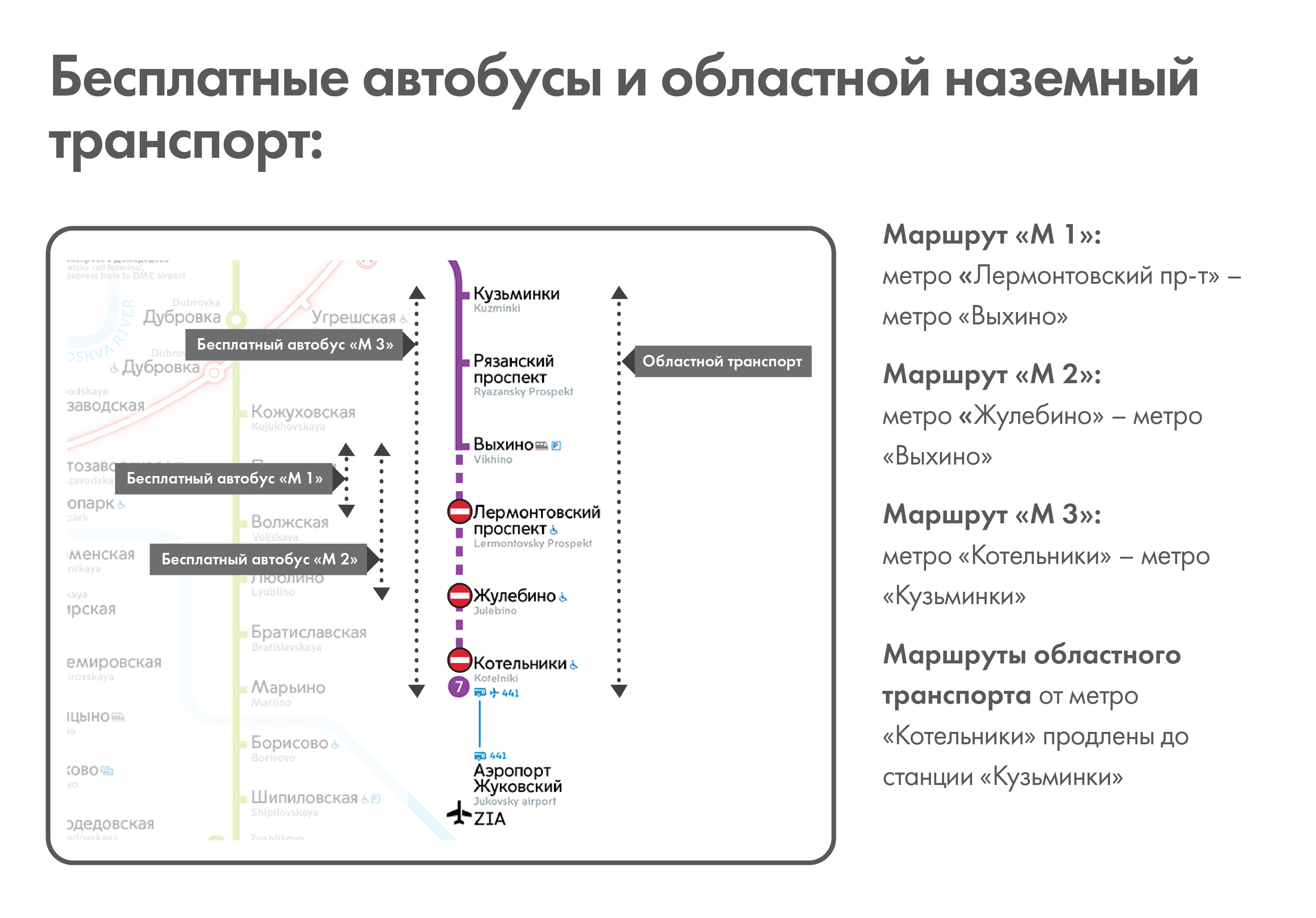 Карта автобусов жуковский