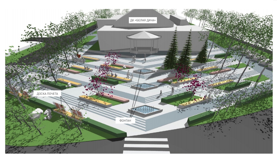 Проект бела. ДК белая дача Котельники. Агрохолдинг белая дача Котельники. Сквер Котельники. Благоустройство ДК белая дача.